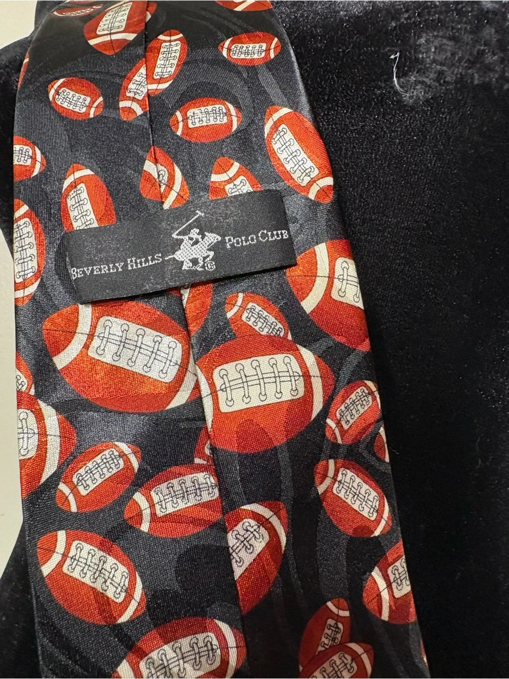 Men's Football Pattern Tie